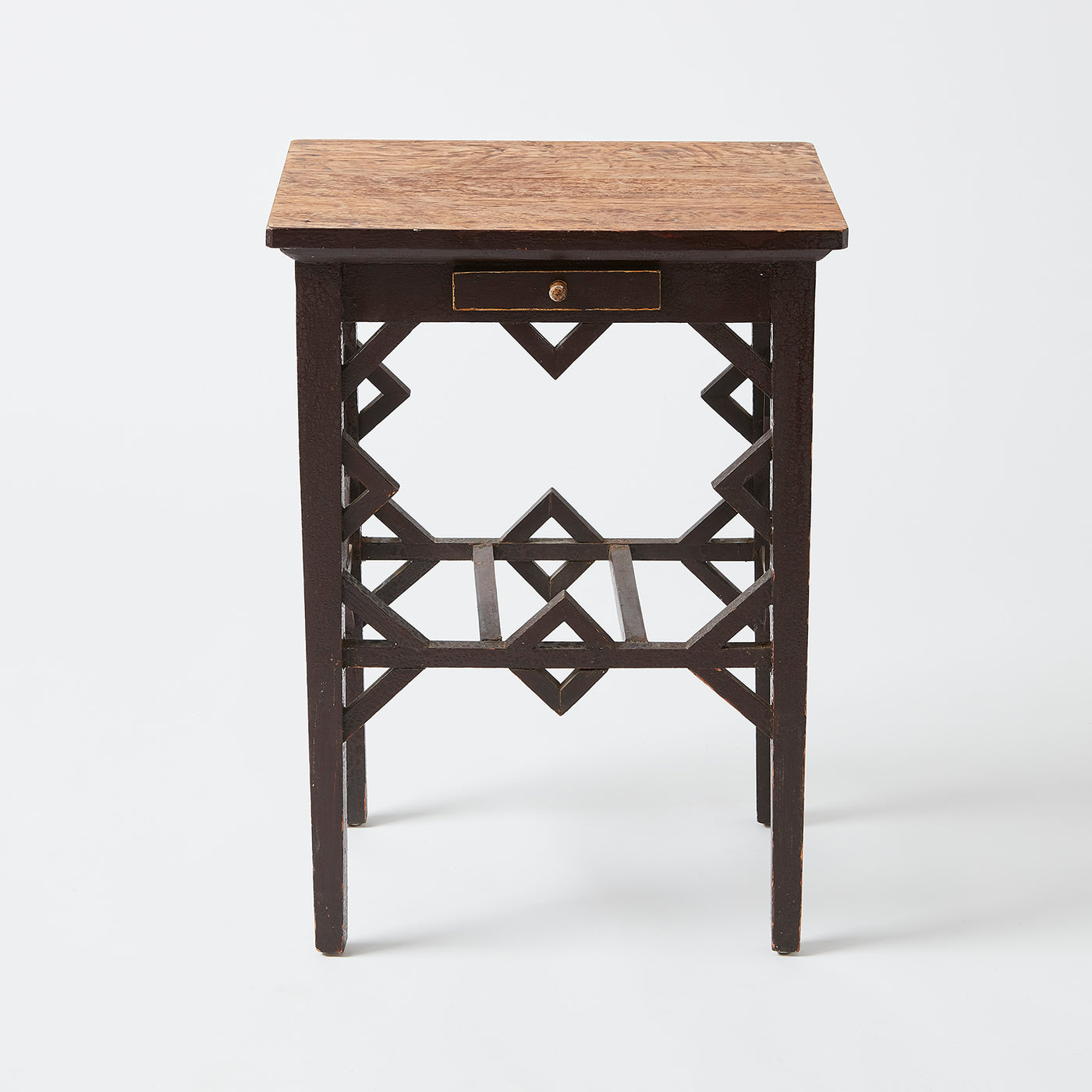 Small Oak Arts and Crafts Table