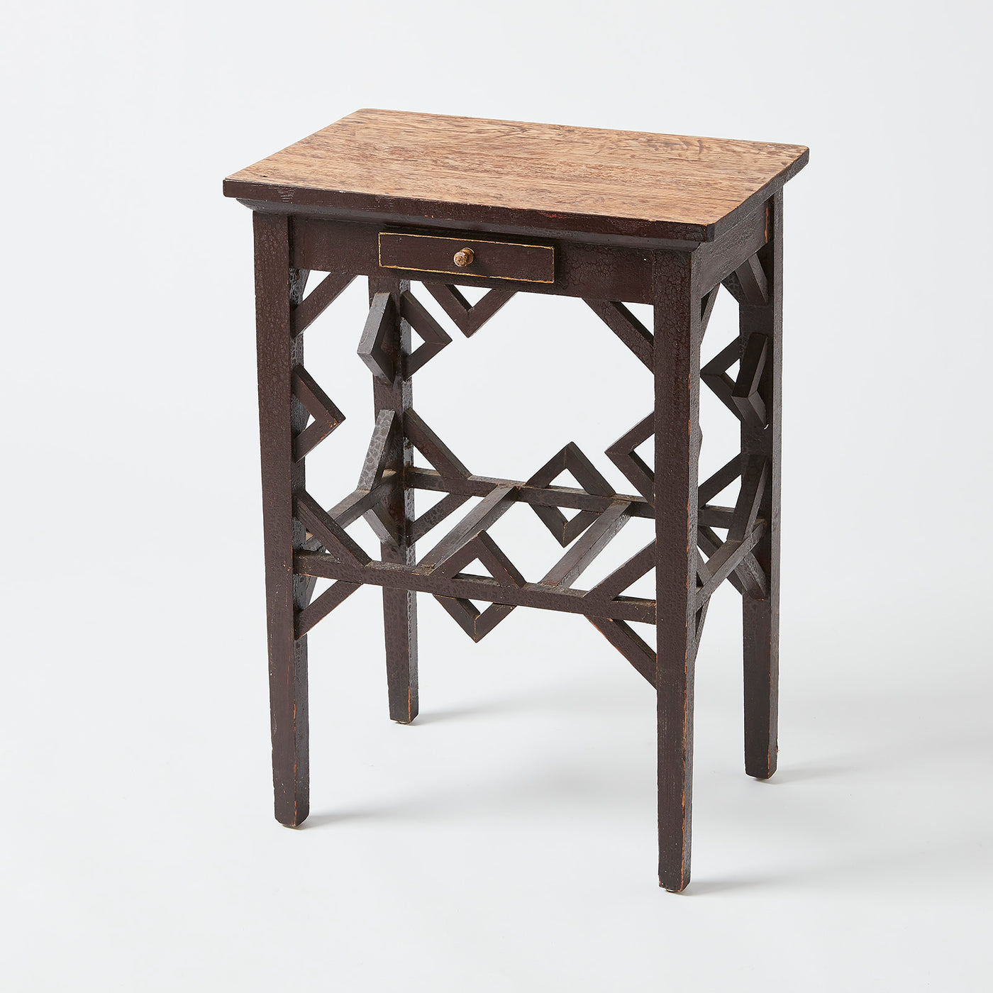 Small Oak Arts and Crafts Table