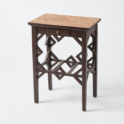 Small Oak Arts and Crafts Table