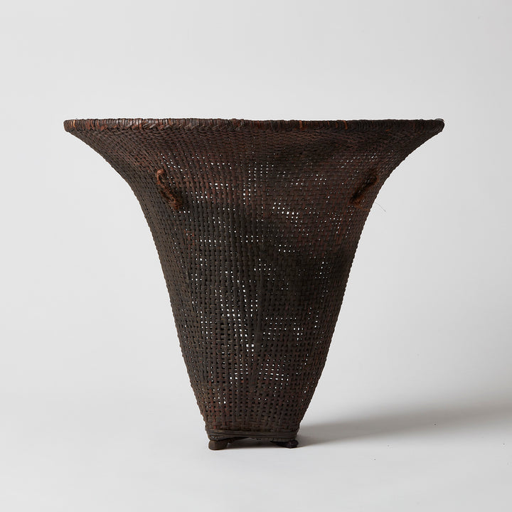 Vintage Tea Gathering Basket, India