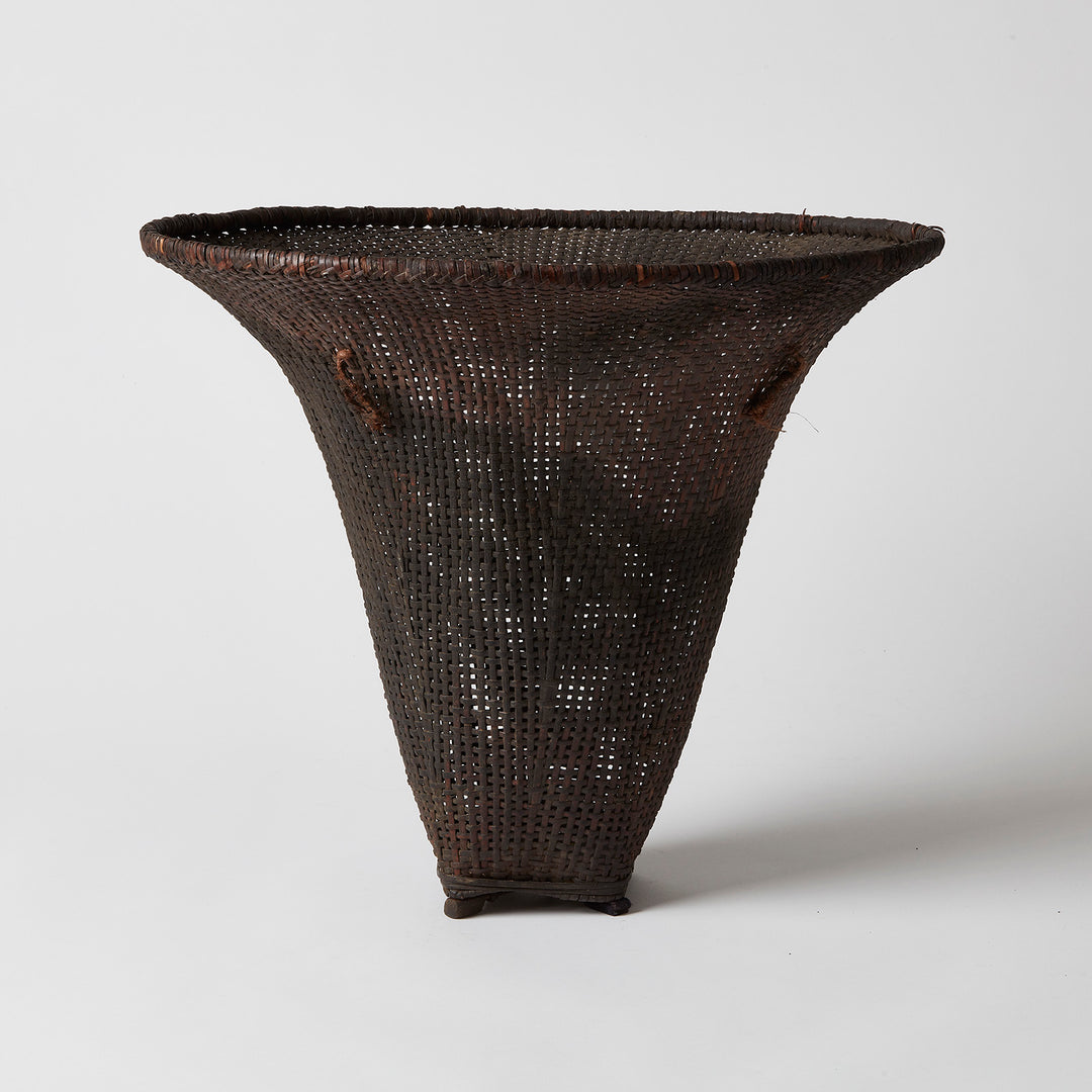 Vintage Tea Gathering Basket, India