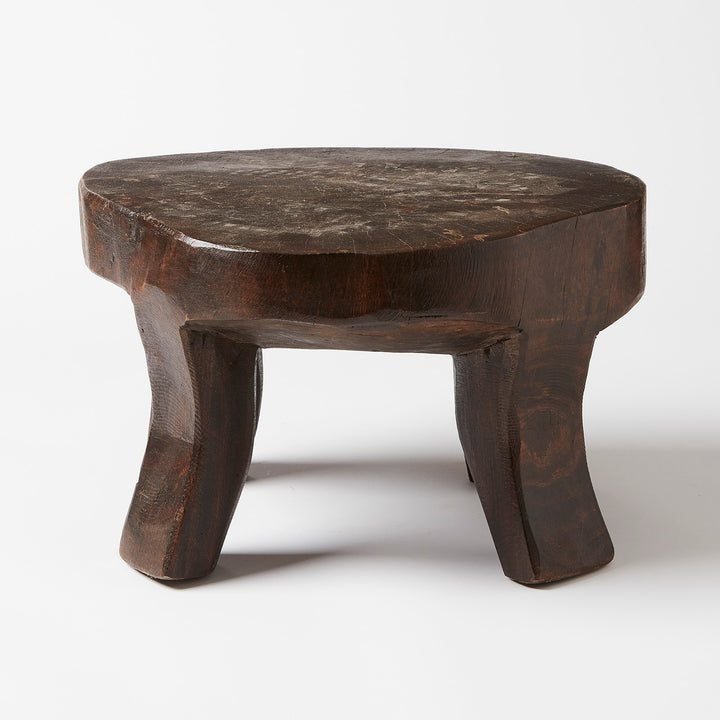 Rishi Teak Naga Stool, India