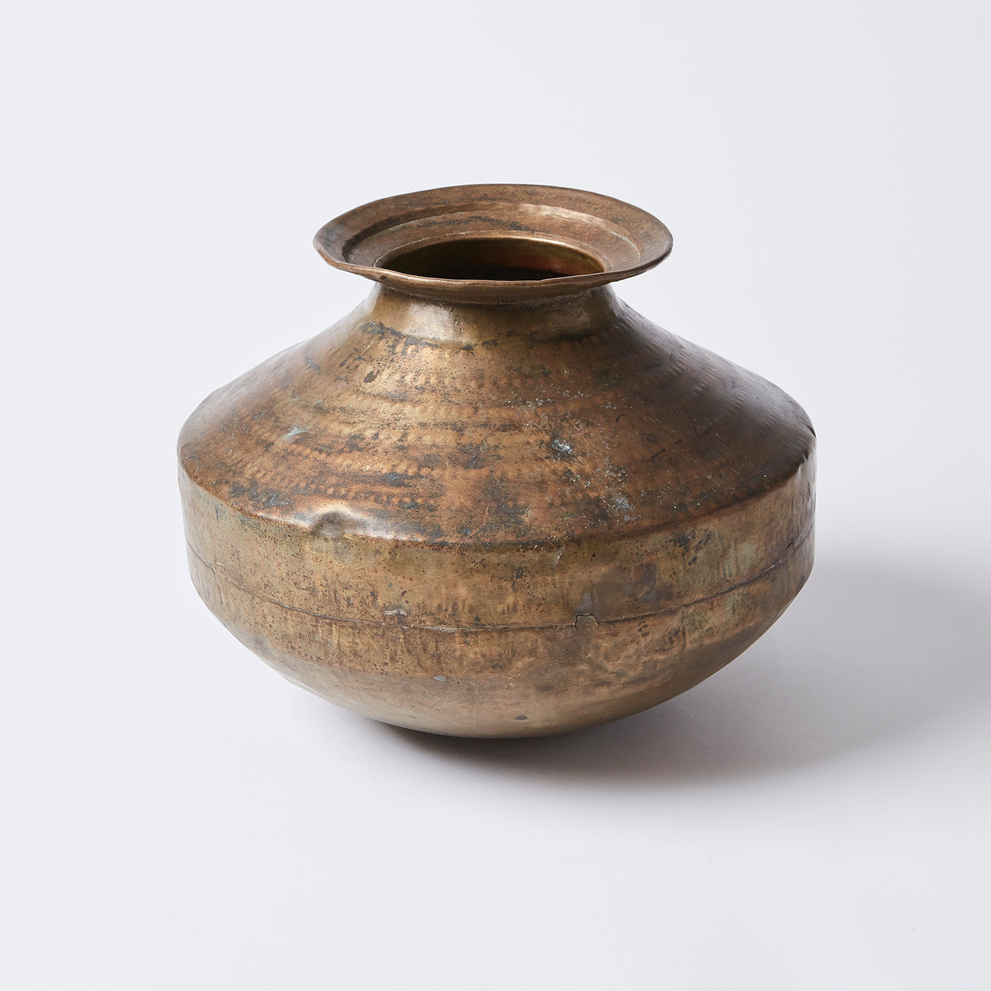 Vintage Brass Water Bowl, India