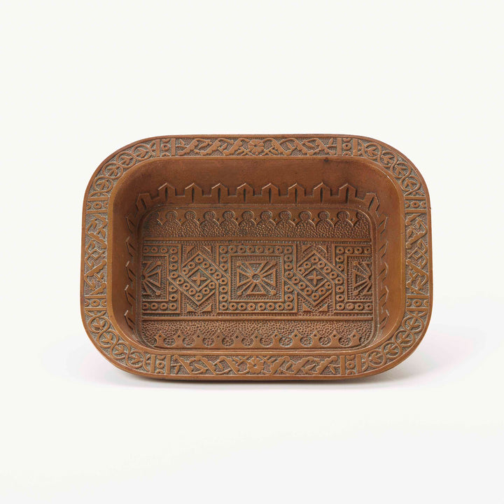 English Aesthetic Movement / Moorish Revival Brass Tray
