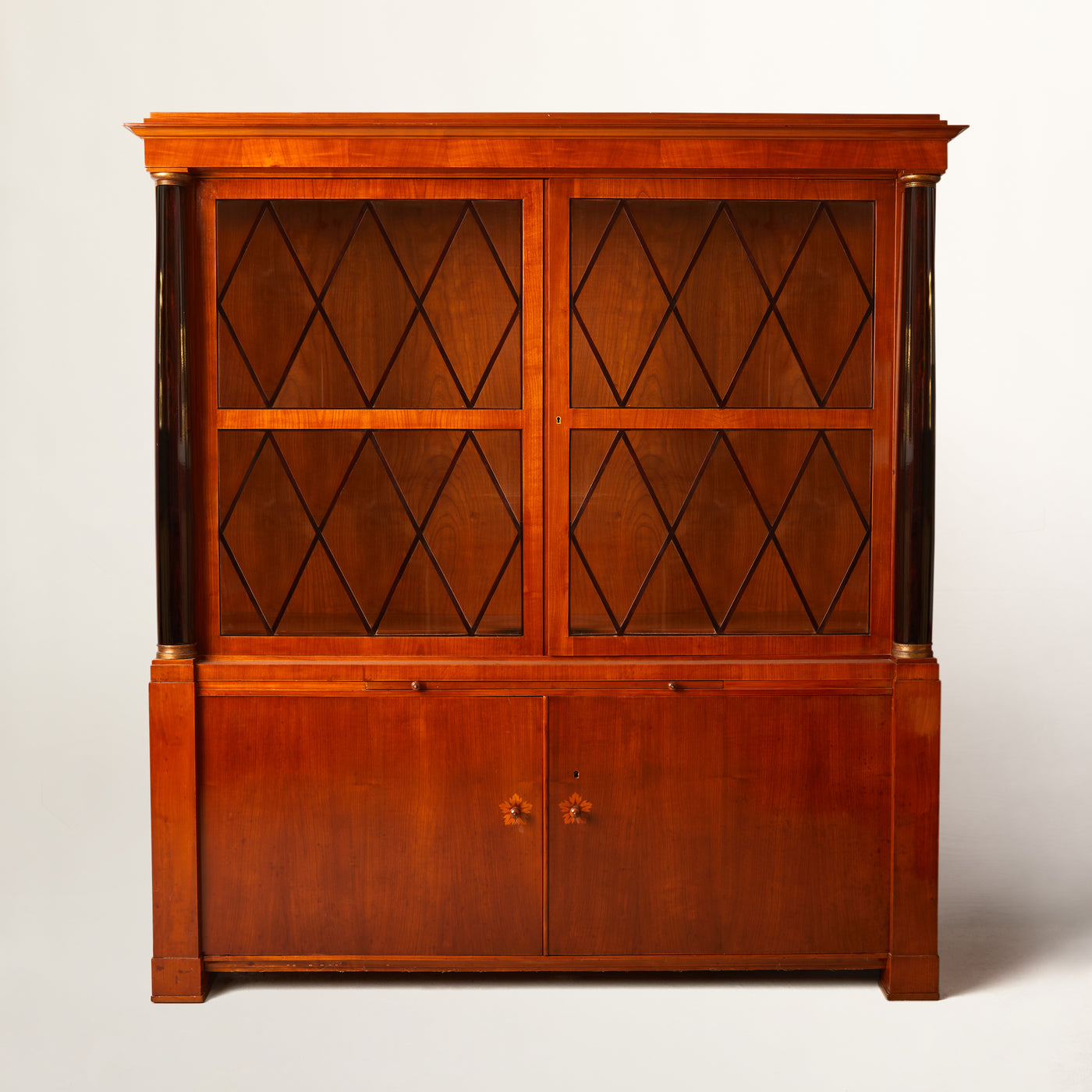 Classical Biedermeier Display Cabinet