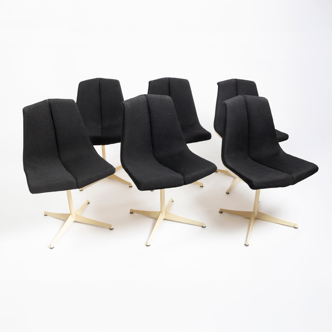 Set of 6 Richard Schultz for Knoll Split Seat Chairs, circa 1960s