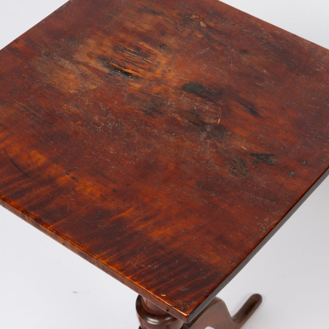 Late 18th Century American Candle Stand, Cherry