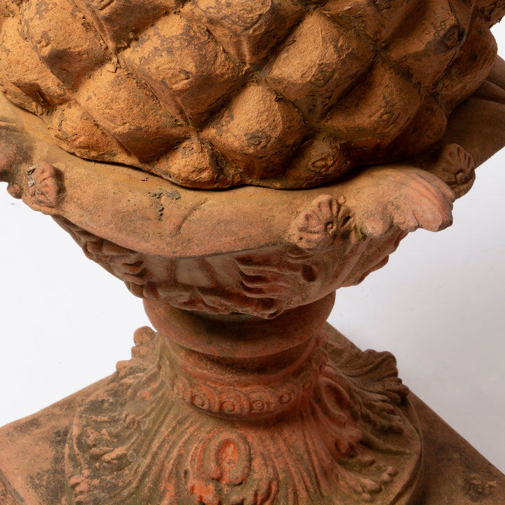 Vintage 20th Century Large Scale Terracotta Pinecone