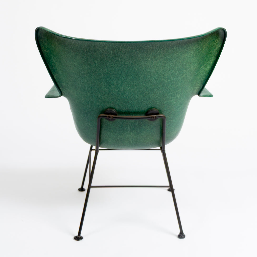 Lawrence Peabody Fiberglass Wing Chair