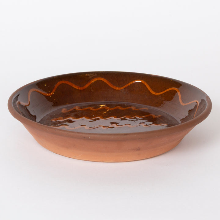 American Redware Pie Dish