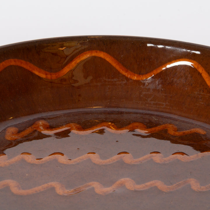 American Redware Pie Dish