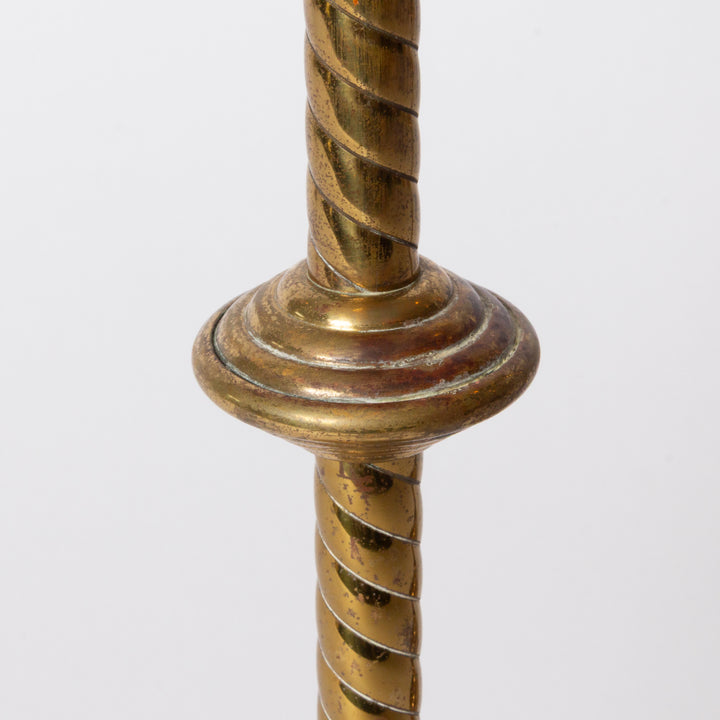 Pair of Brass Altar Candlesticks