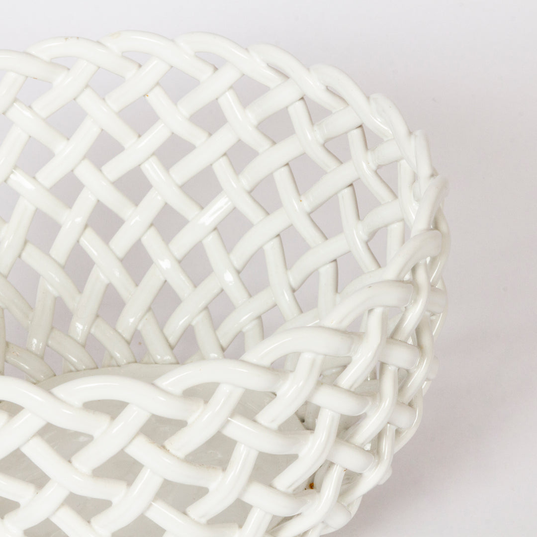 Porcelain Latticework Bowl, Italian