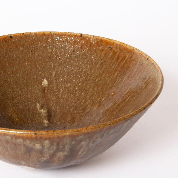 "Nabla" Brown Bowl by Sarsen