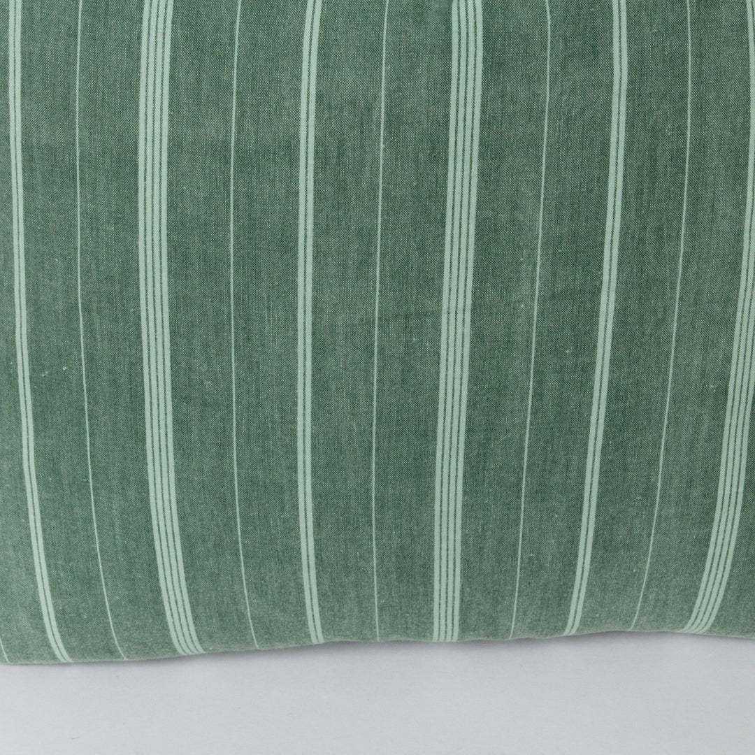 Green Stripe Pillow