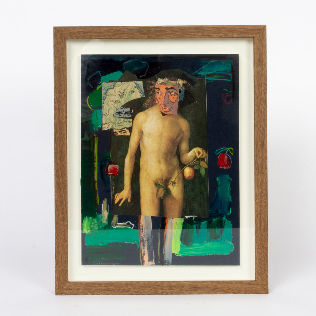 "Adam in the Park" Collage and Mixed Media by Brad Greenwood