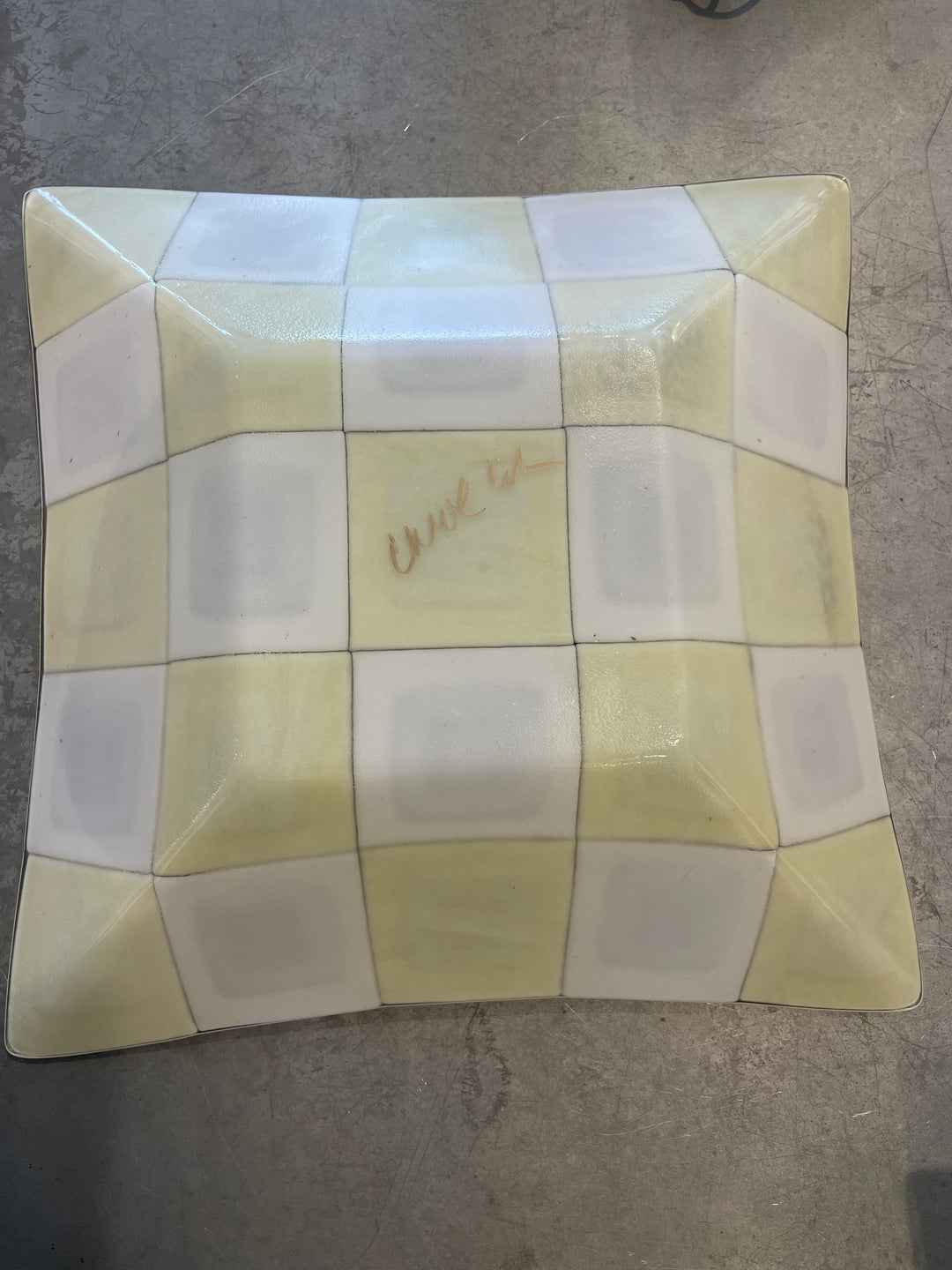 Large Glass Dish By Carol Cohens