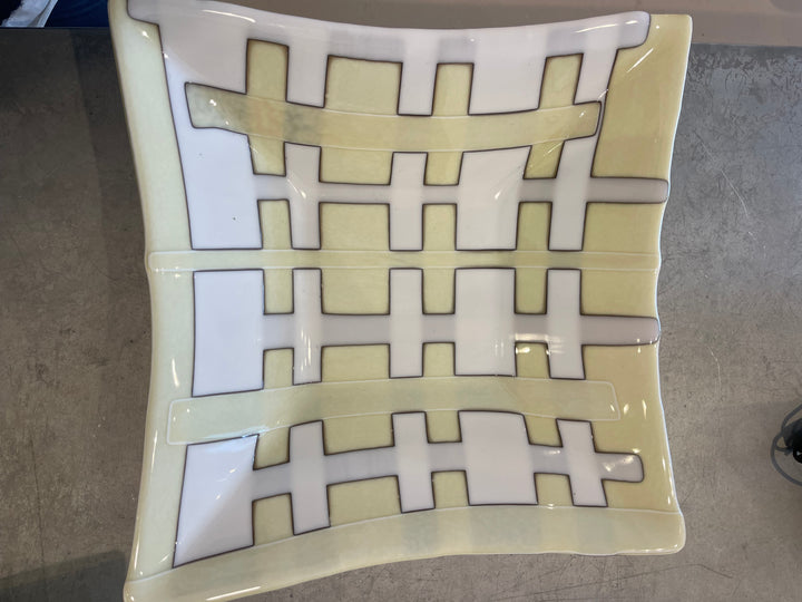 Large Glass Dish By Carol Cohens