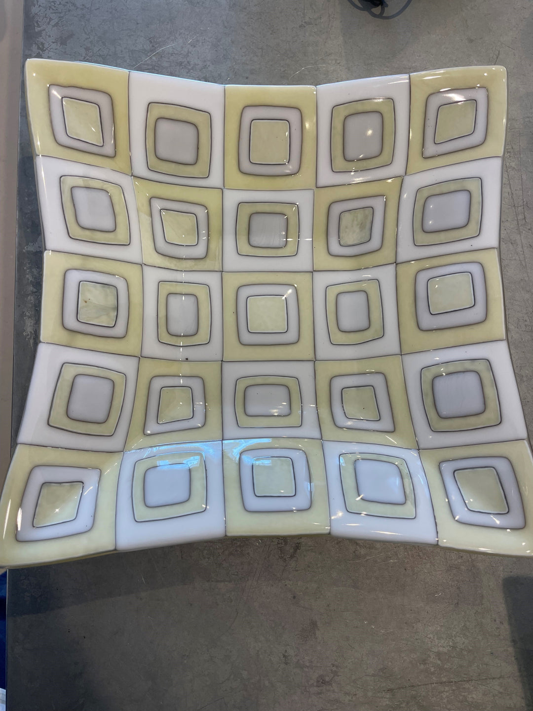 Large Glass Dish By Carol Cohens