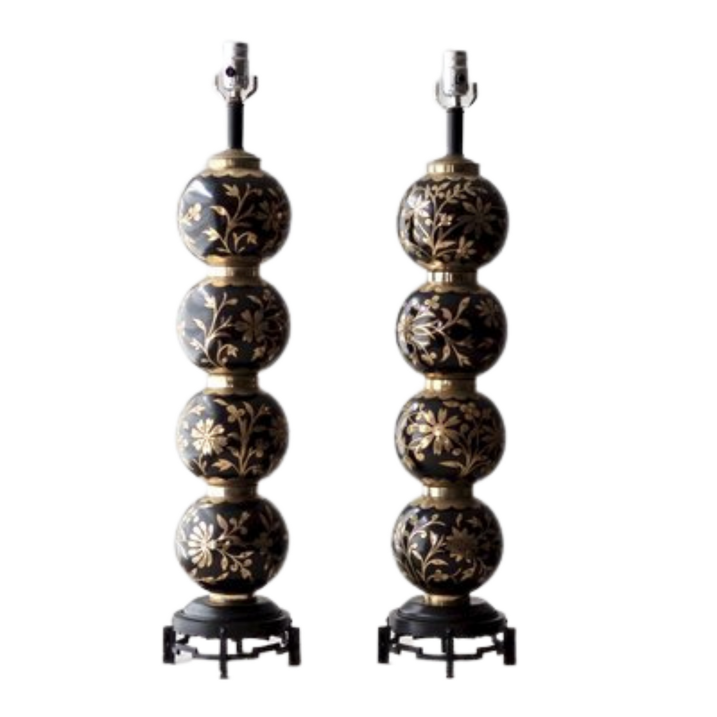 Pair Of Decorative Indian Lamps
