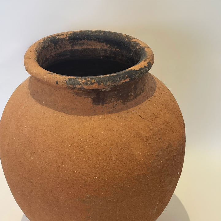 Portuguese Terra Cotta Olive Jar
