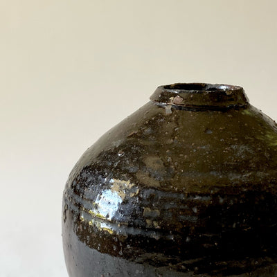 Late 19Th C. Black Chinese Pot
