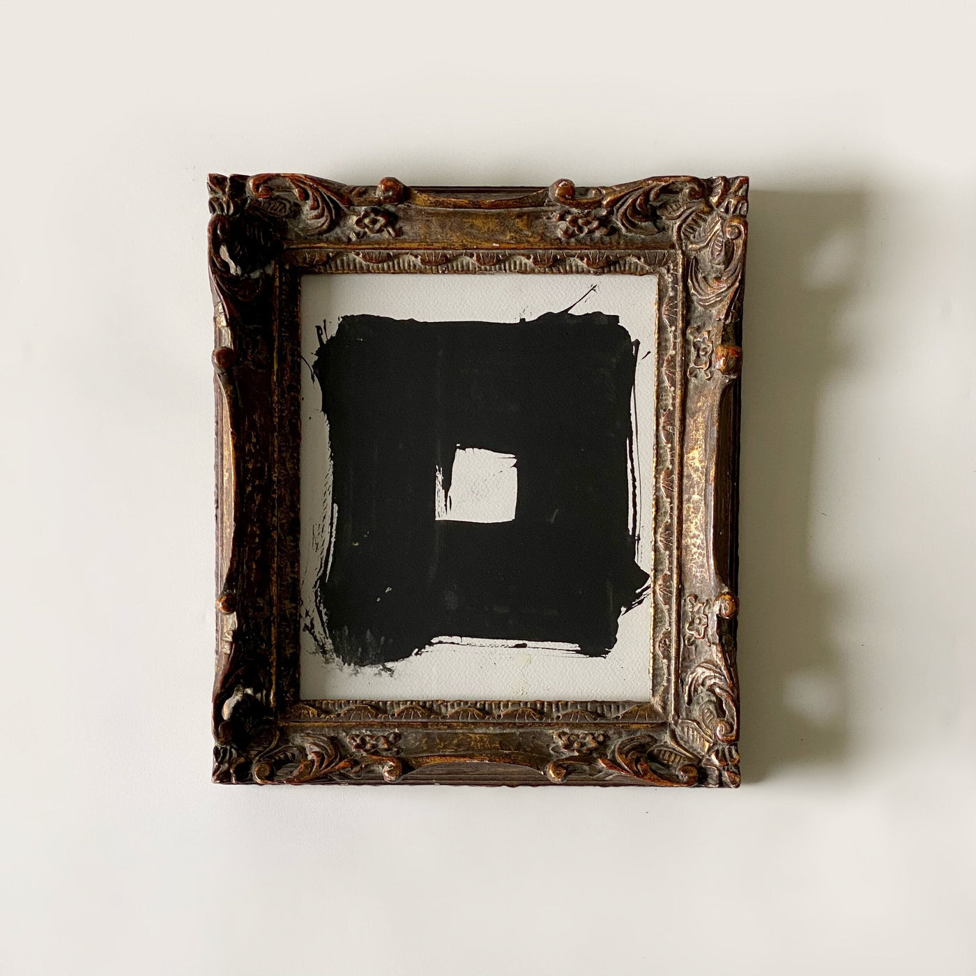 Abstract Cube By Matt Wood In Ornate Gold Frame