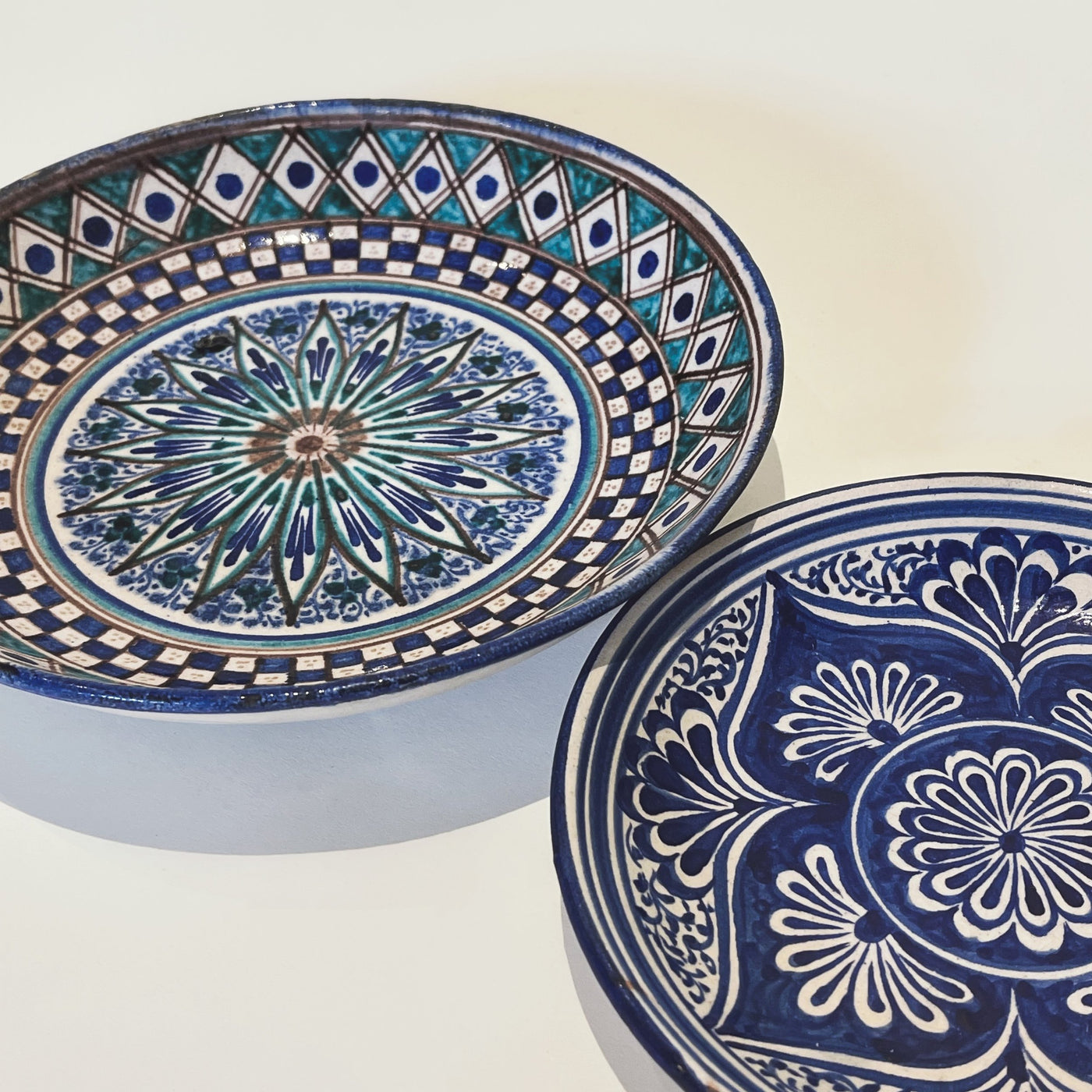 Set Of 4 Moroccan Plates