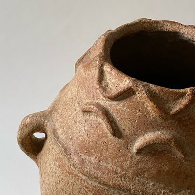 Large Vintage Moroccan Ceramic Pot