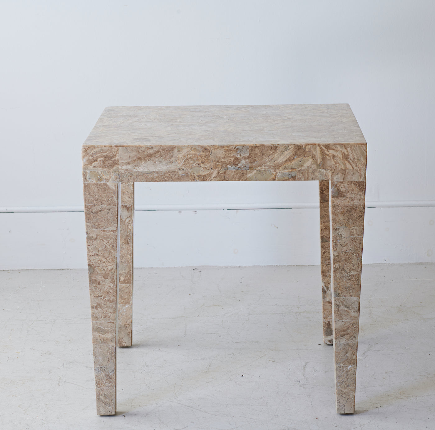 Decorative Faux Stone Side Table