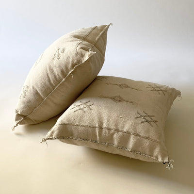 Woven Sabra Cactus Silk Pillow