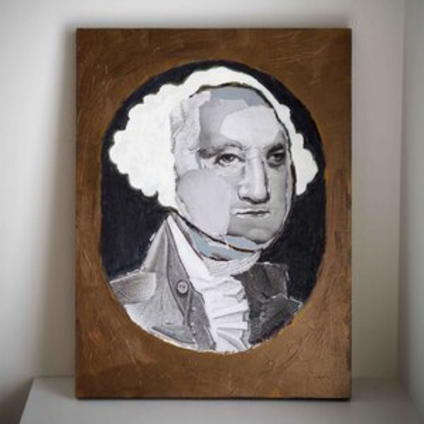 Collage And Illustration Of George Washington