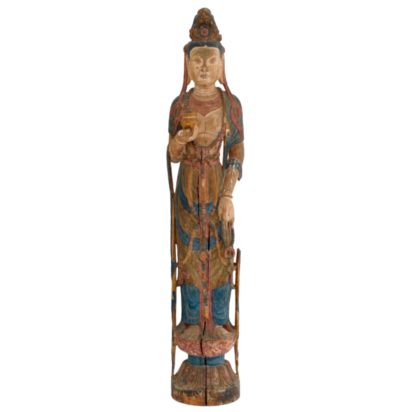 Chinese Carved Wood Quan Yin
