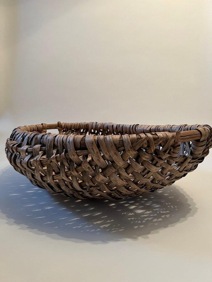 Vintage Oval Woven Basket