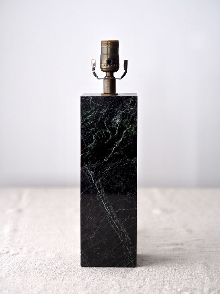 Green Marble Lamp By T.H. Robsjohn-Gibbings